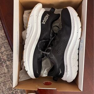 Hoka One One Black and White Kawana 2 Shoes